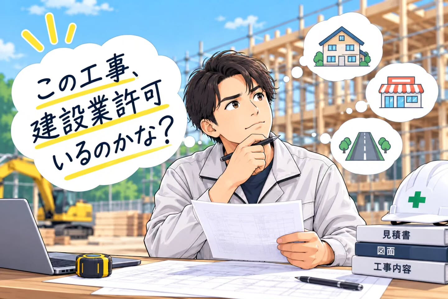 建設関連の許可申請でお困りですか？🔍