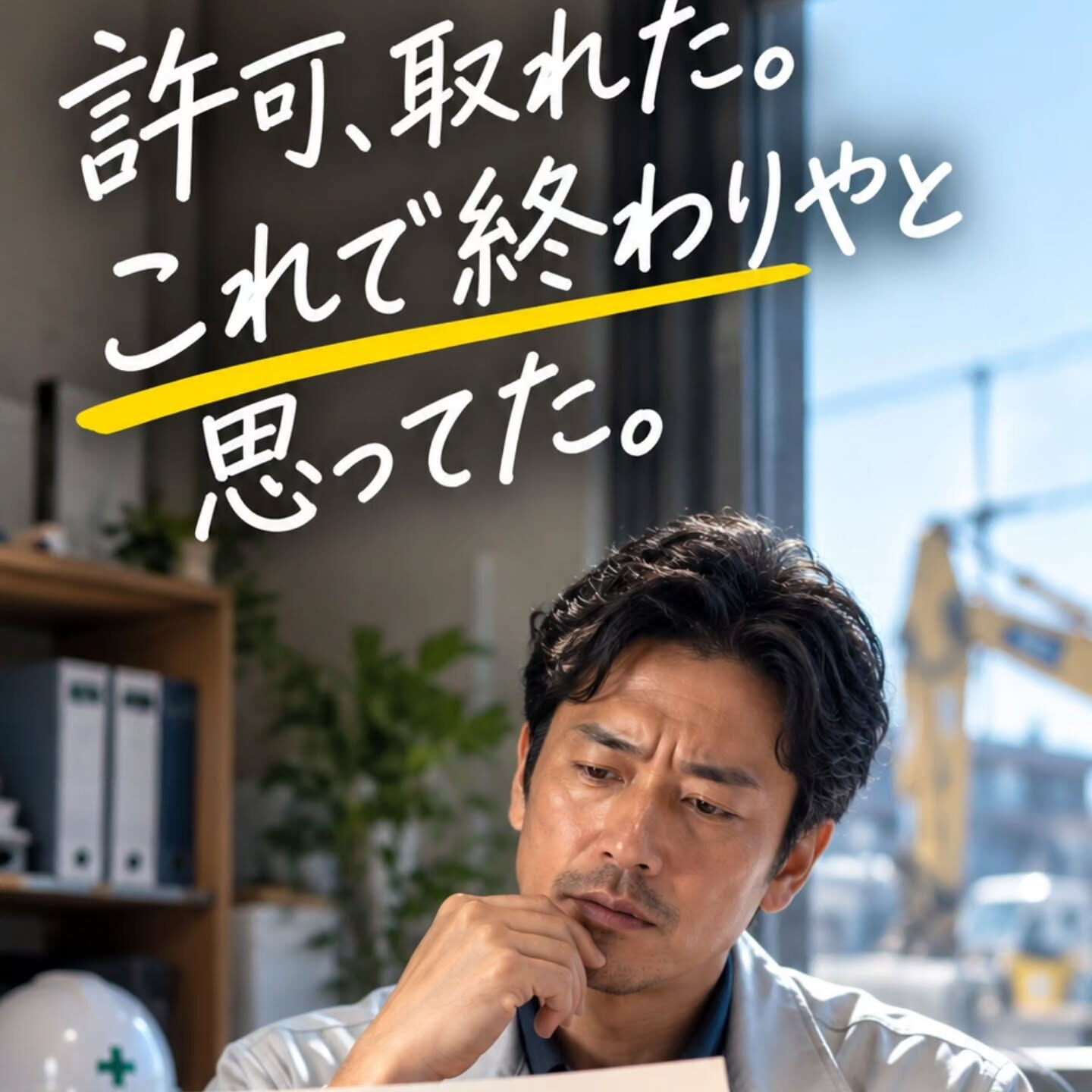 🏗️ 建設業許可、取れた！