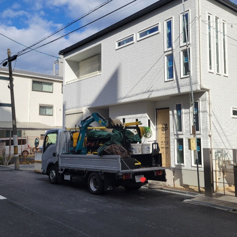 今日は新築戸建て住宅の工事現場で、ガス工事業を営むお客様と打