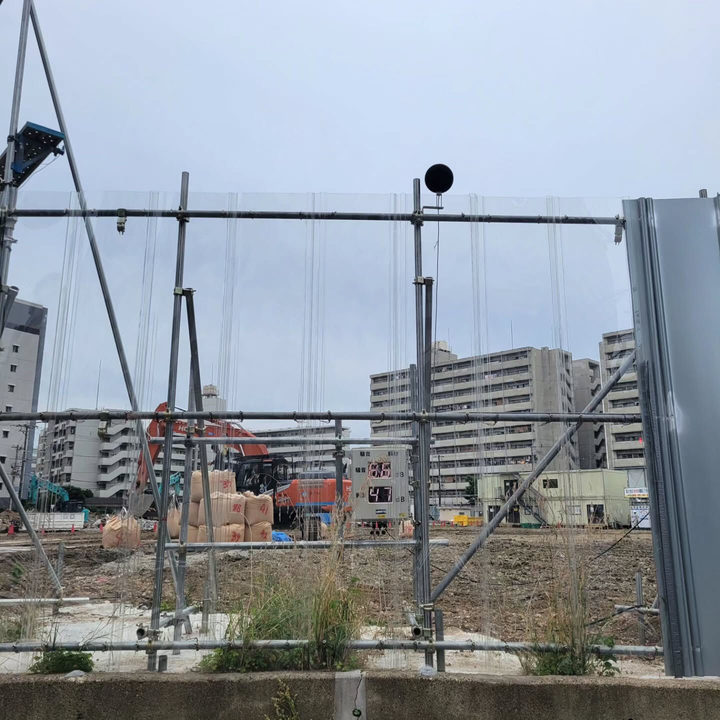 改築の第一歩は順調に進行中です🏗️土壌改良も含め基礎工事が重